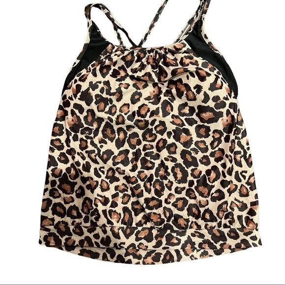 Women’s Two Piece Cheetah Print Bathing Suit - Picture 4 of 10